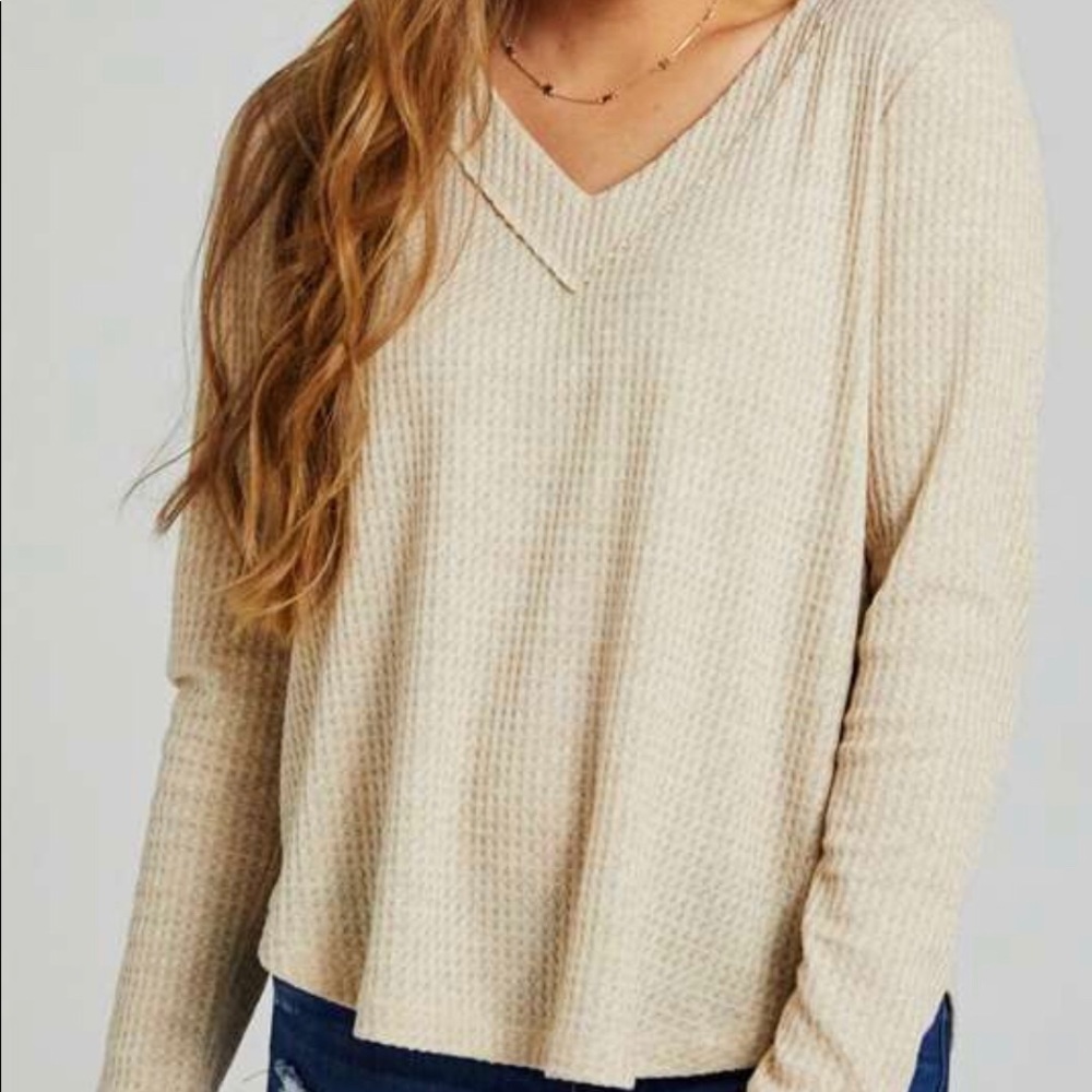 Dreamin’ in Thermal Rounded Hem Top